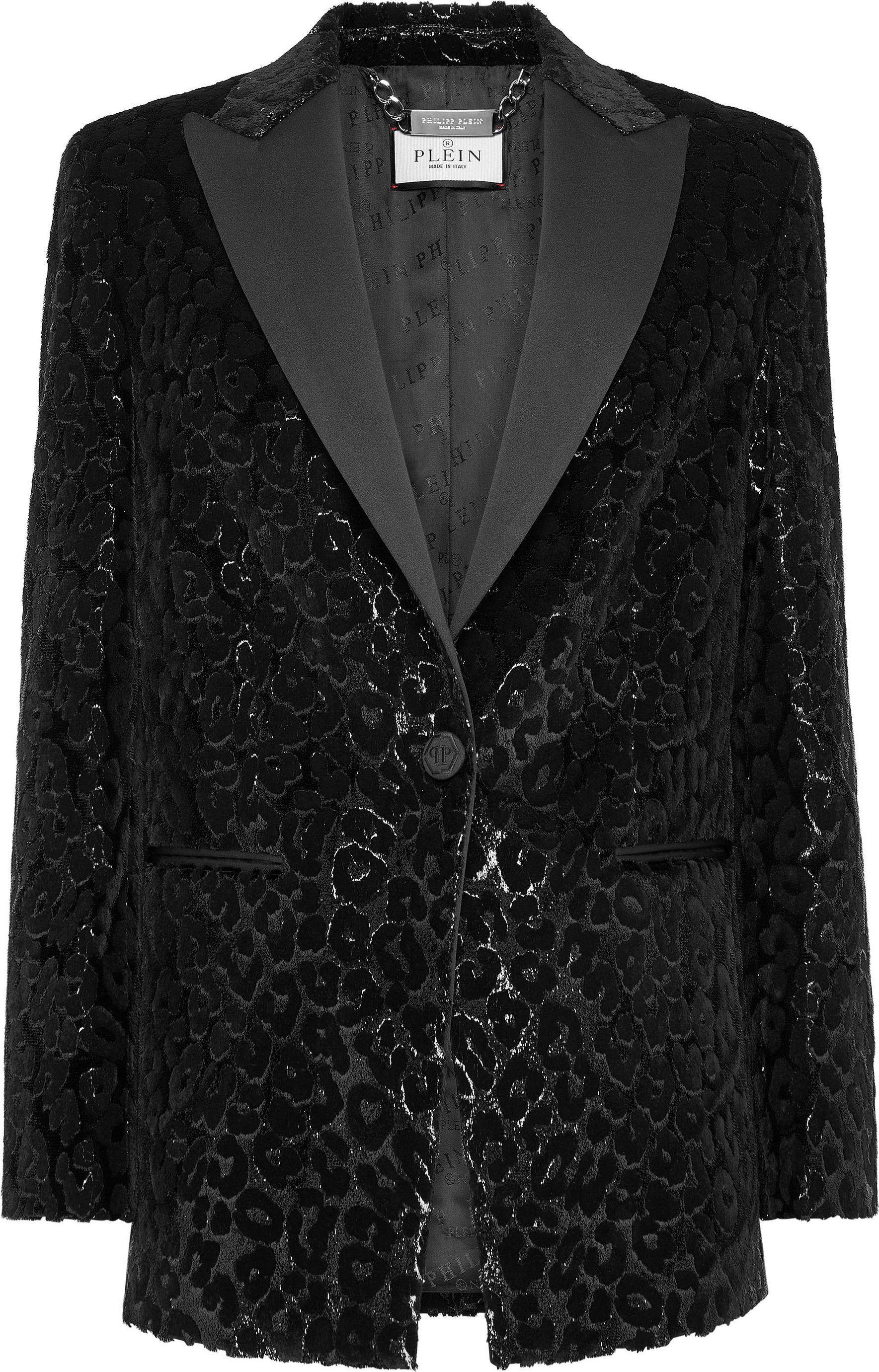 Einknopf-Blazer Slim Fit