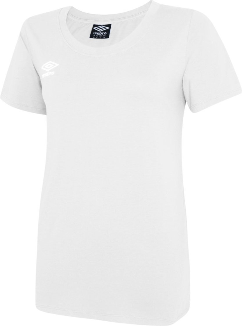 Umbro Damen/Damen Club Freizeit-T-Shirt (Weiß/Schwarz)