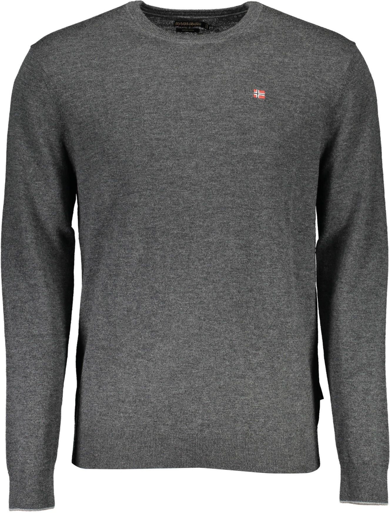 Merinowoll-Pullover mit Rundhalsausschnitt