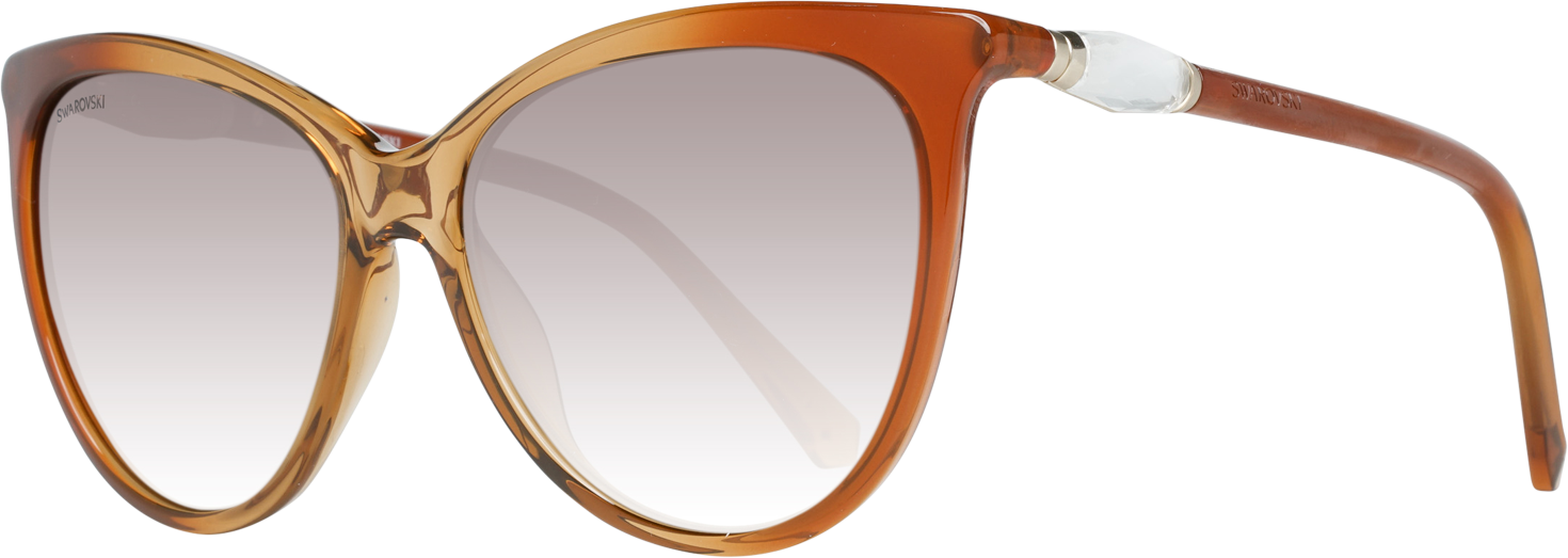 Thumbnail - Swarovski Cat Eye Womens brun clair Transparent brun gradient de soleil