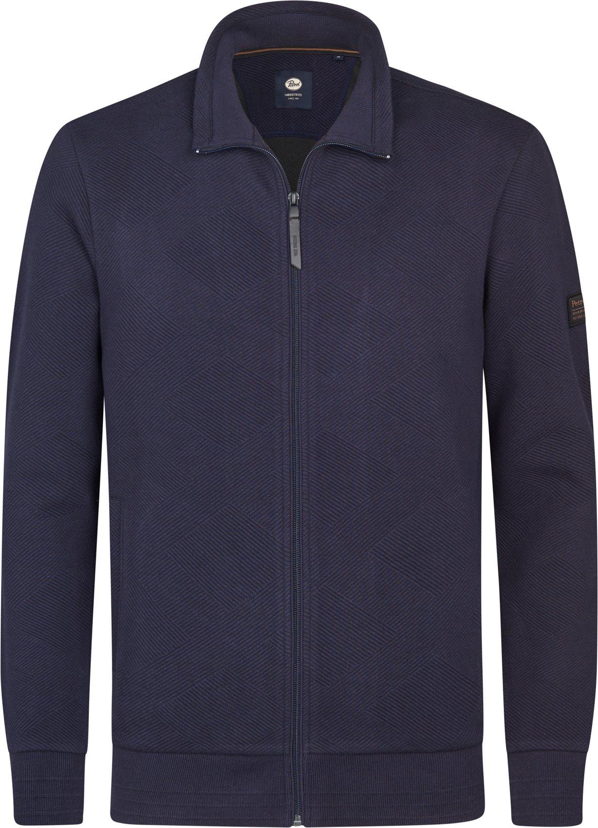 Petrol Industries - Bequemer Strickjacke Bighorn Herren - Blau