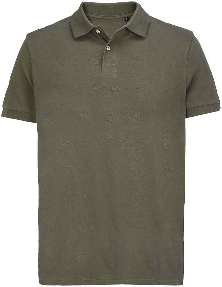 SOLS - "Pacific" Poloshirt Doppelnähte für Herren/Damen Unisex (Army-Grün)