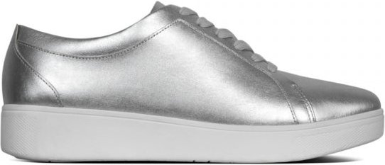 Thumbnail - RALLY Damen Leder Sneaker Silber