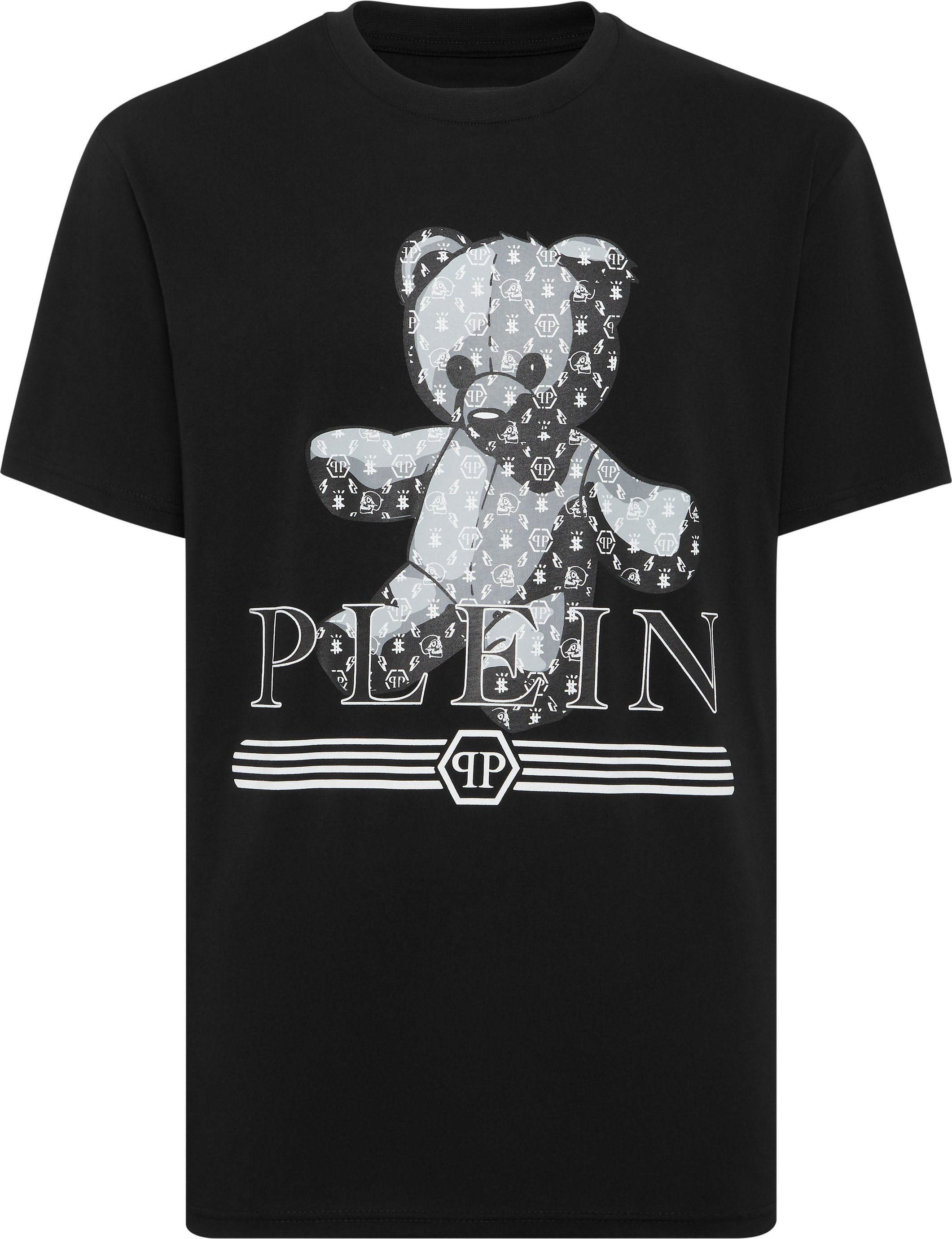 Rundhals T-Shirt Teddy Monogram