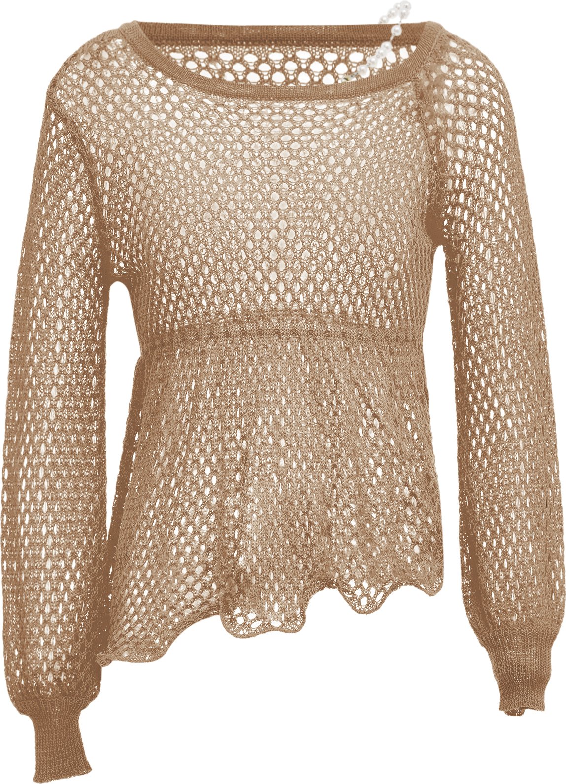 Mymo Pullover Frauen Höllenbeige