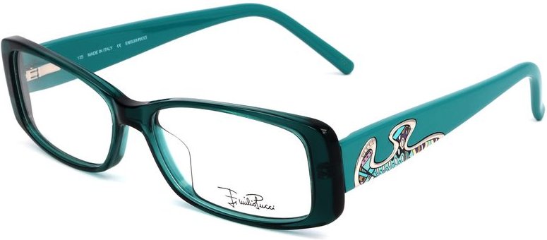 Ep264842552 Brille in Türkisfarbenem Rahmen