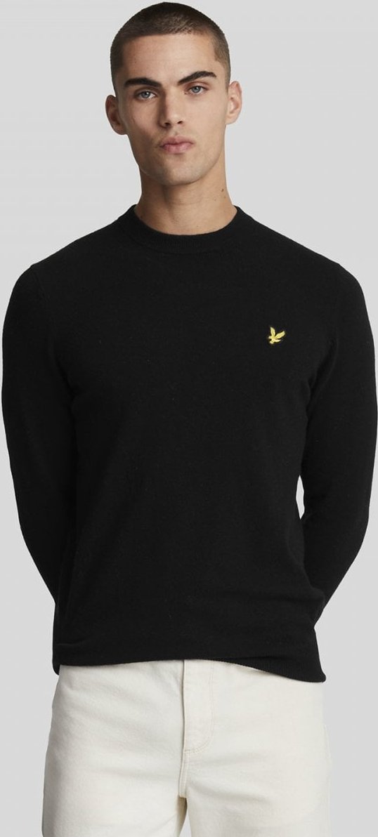 Thumbnail - Lyle & Scott Lambswool-Mix Herren Rundhals-Pullover
