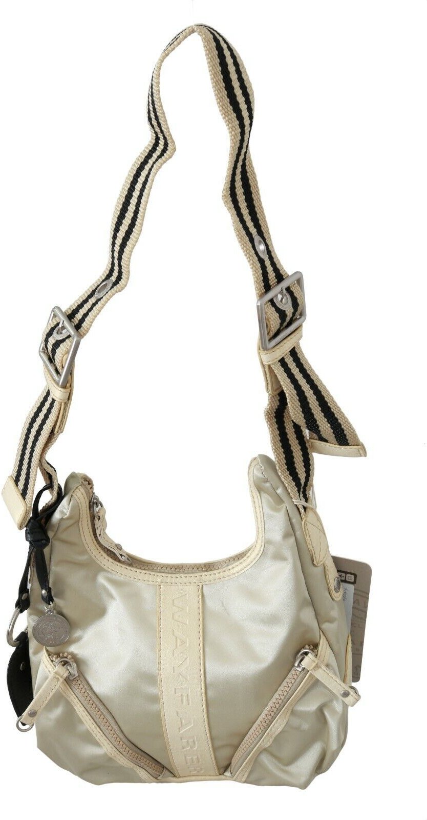 Wayfarer White épaule crossbody sling tissu