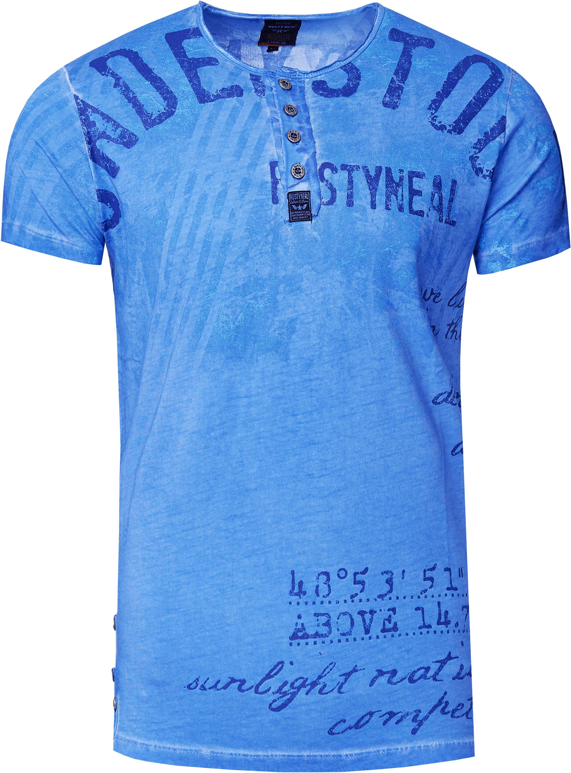 Thumbnail - Rundhals T-Shirt mit Front & Back Prints