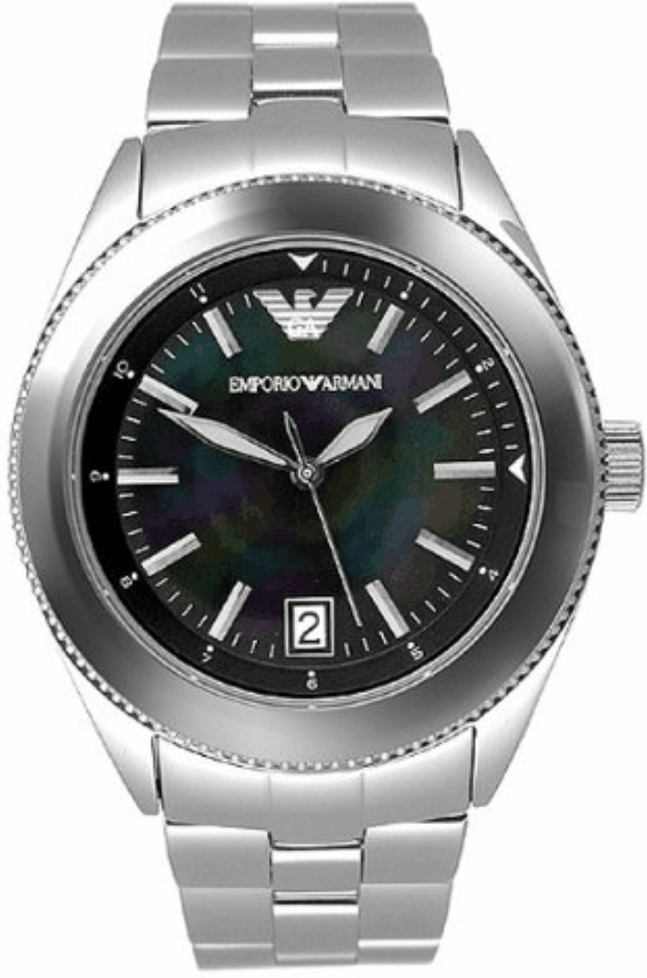 Emporio Armani Damenuhr Quartz Silber