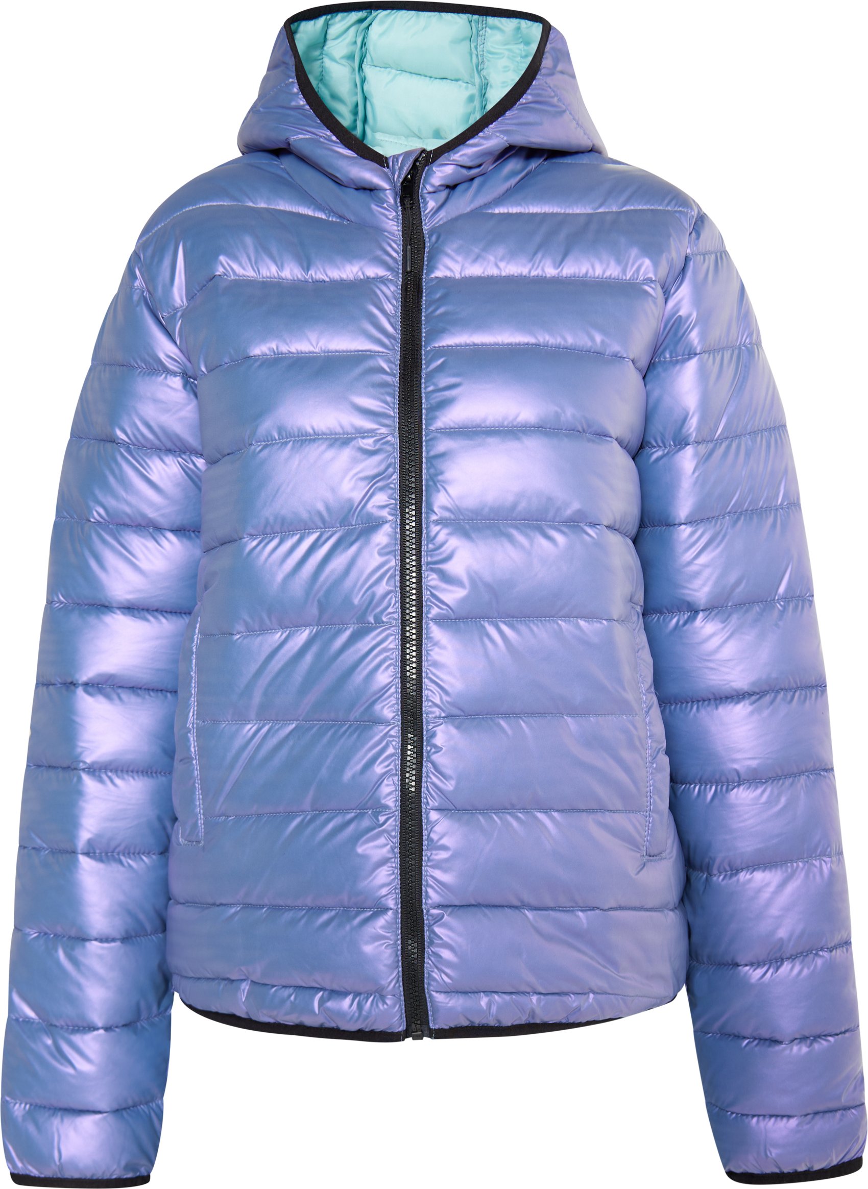 Mymo Glänzende Steppjacke Damen violett