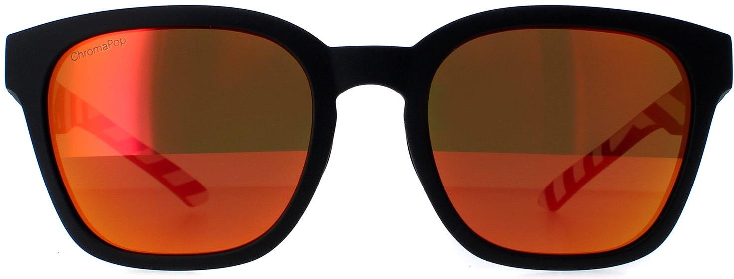 Smith Square Mens Matte Black Chromapop Red Mirror Founder Slim