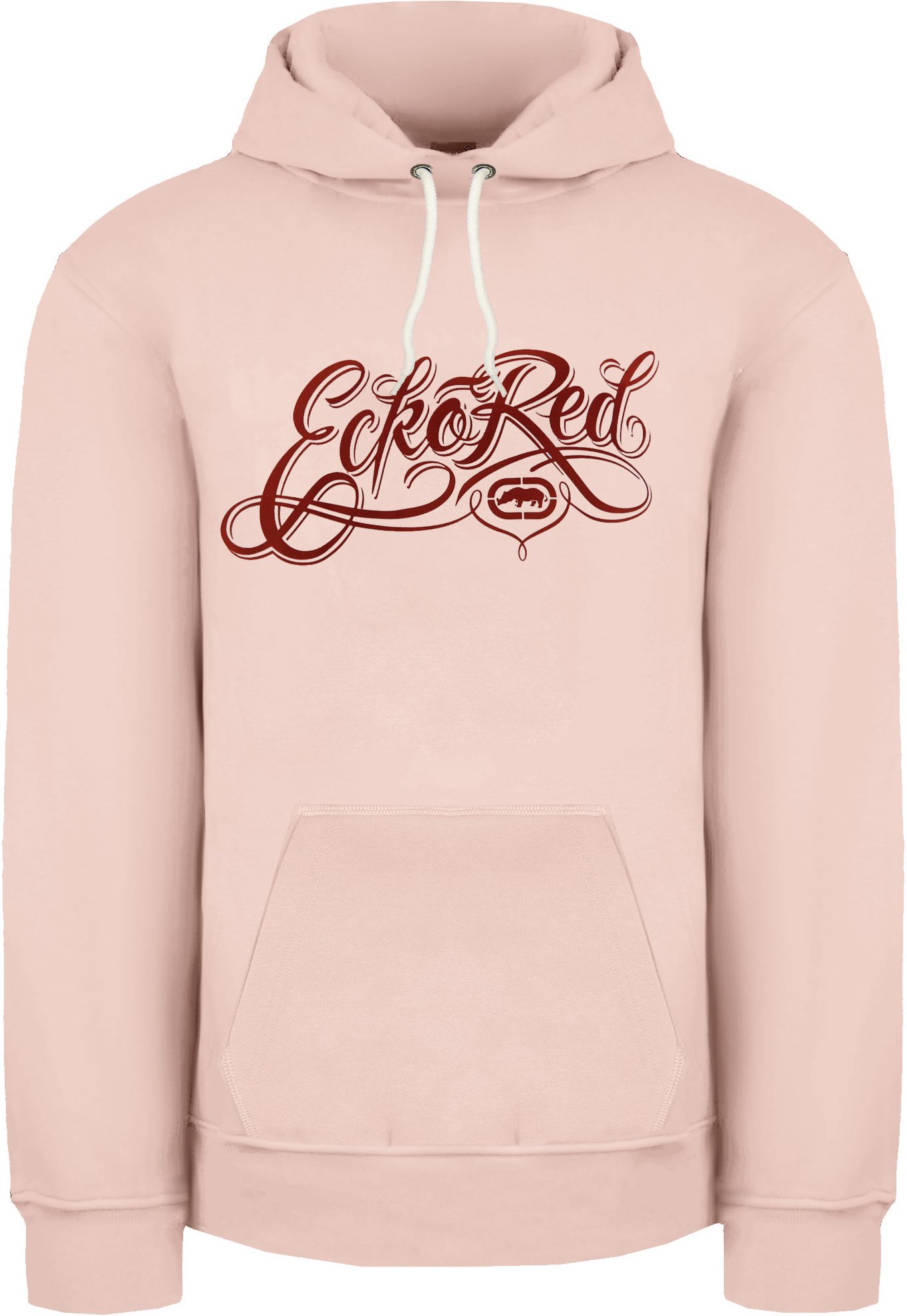 Ecko unltd. Langer Pullover hellrosa Damen Scarlett Hoodie EFM04804 Pulver rosa