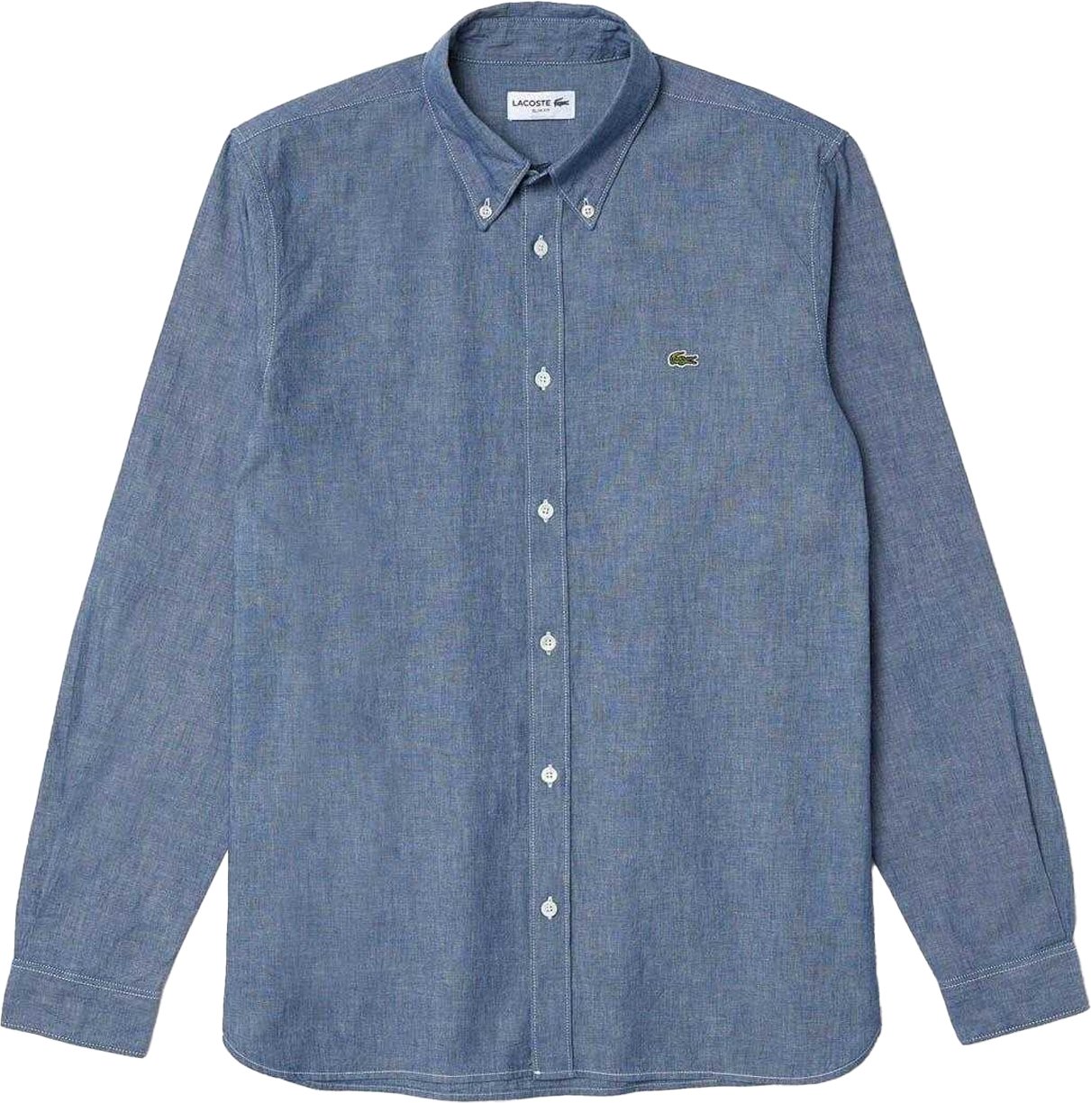 Thumbnail - Lacoste - Hemd für Herren Chambray-StoffSchmal (Blau)