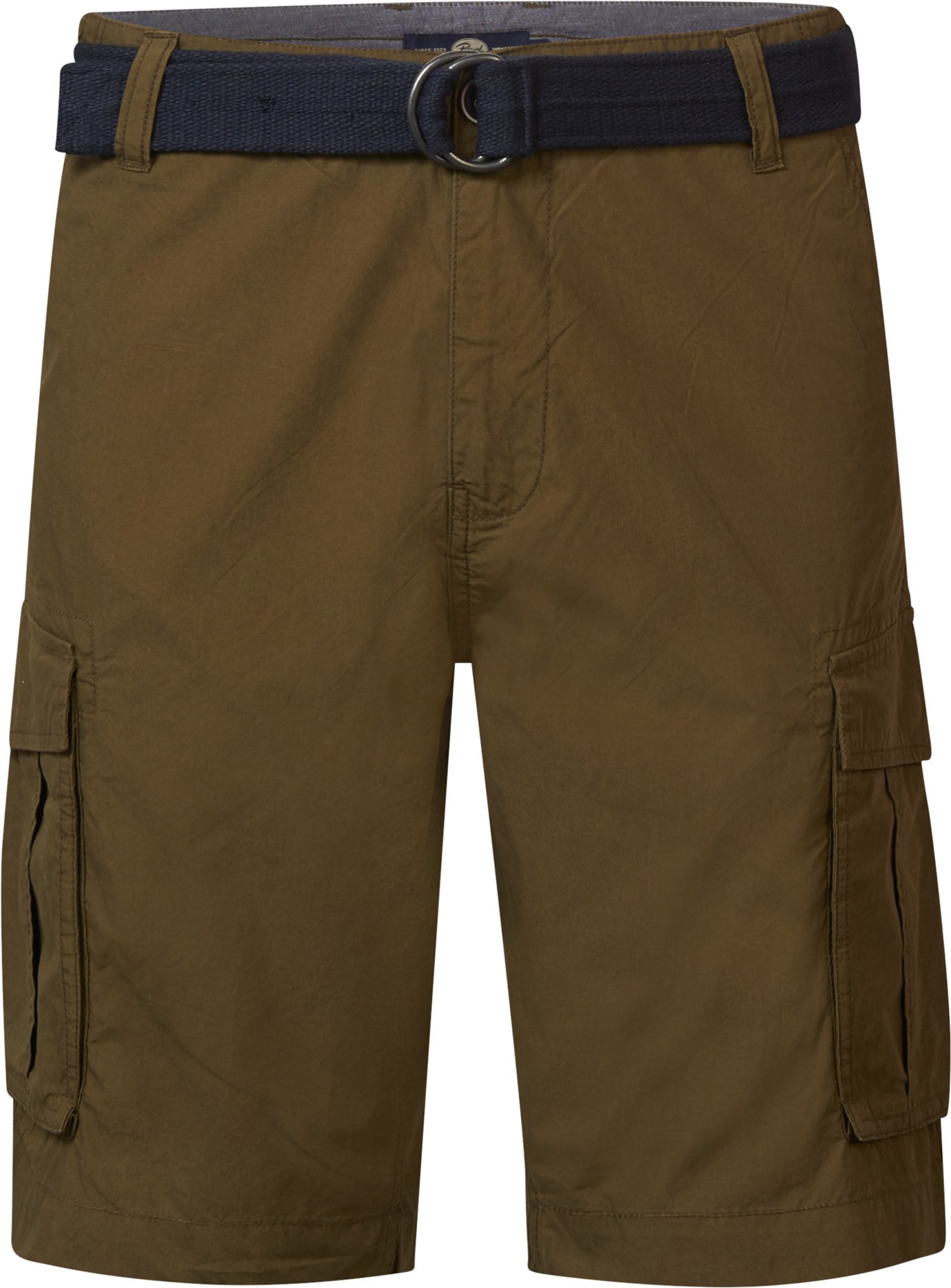 Petrol Industries - Cargo-Shorts mit Gürtel Poplin Männer - Grün