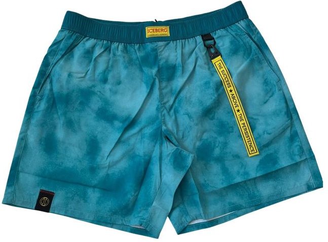 Batike-Schwimmshorts mit Etikett