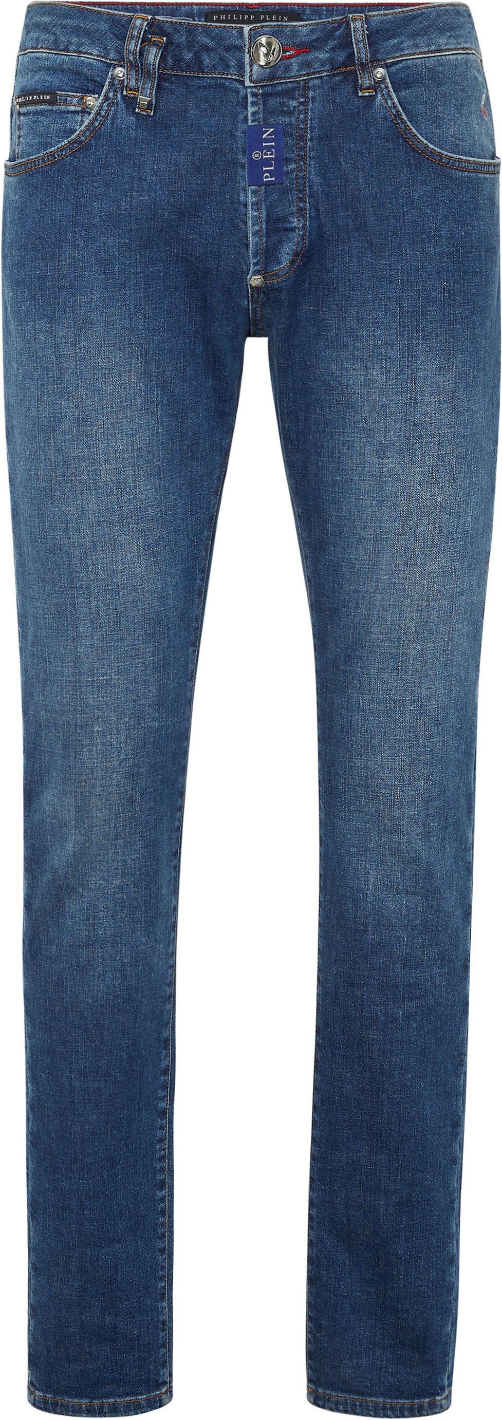 Denim Super Straight Cut Fit Trousers Hexagon