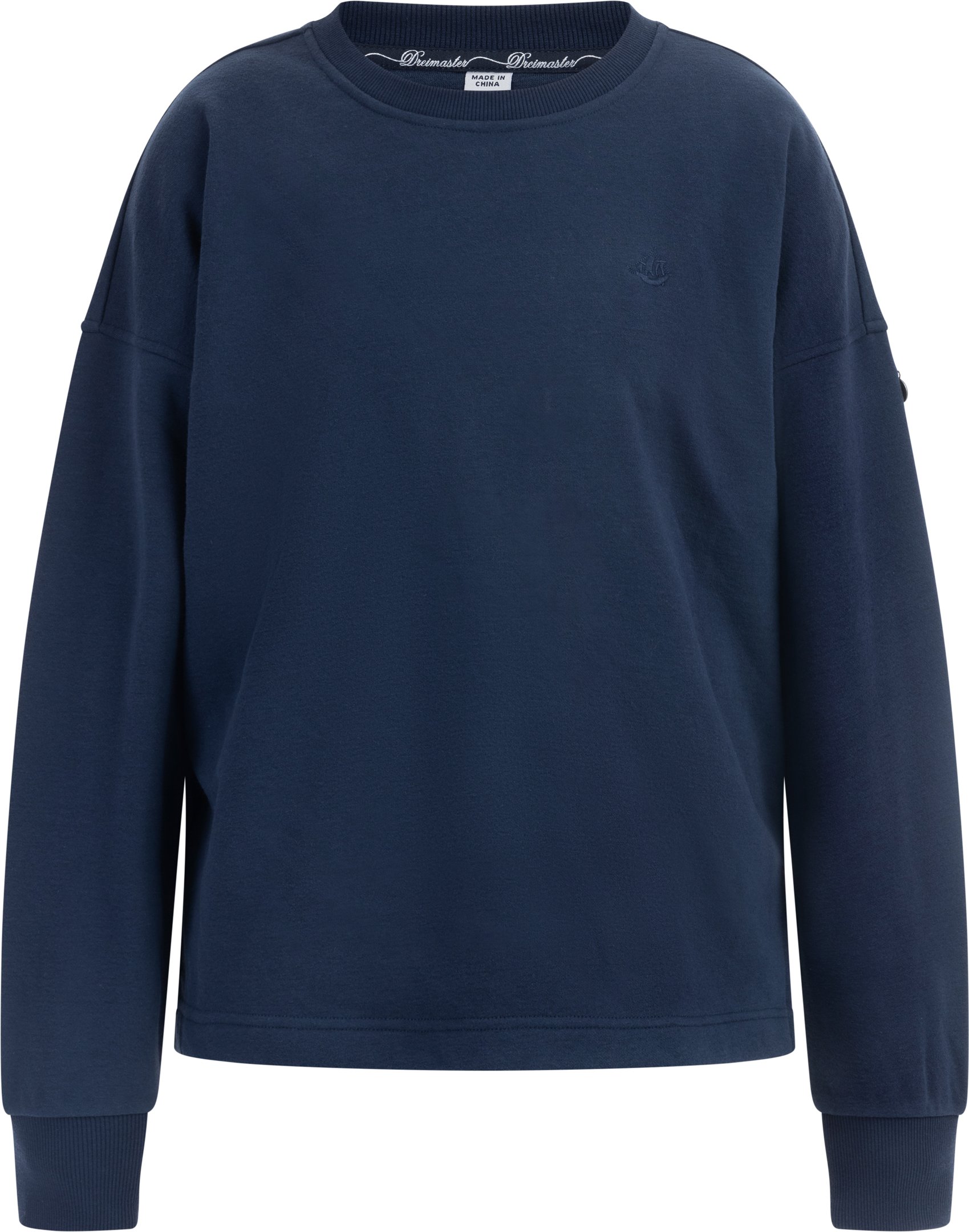 Dreimaster Oversize Sweatshirt Damen Marine