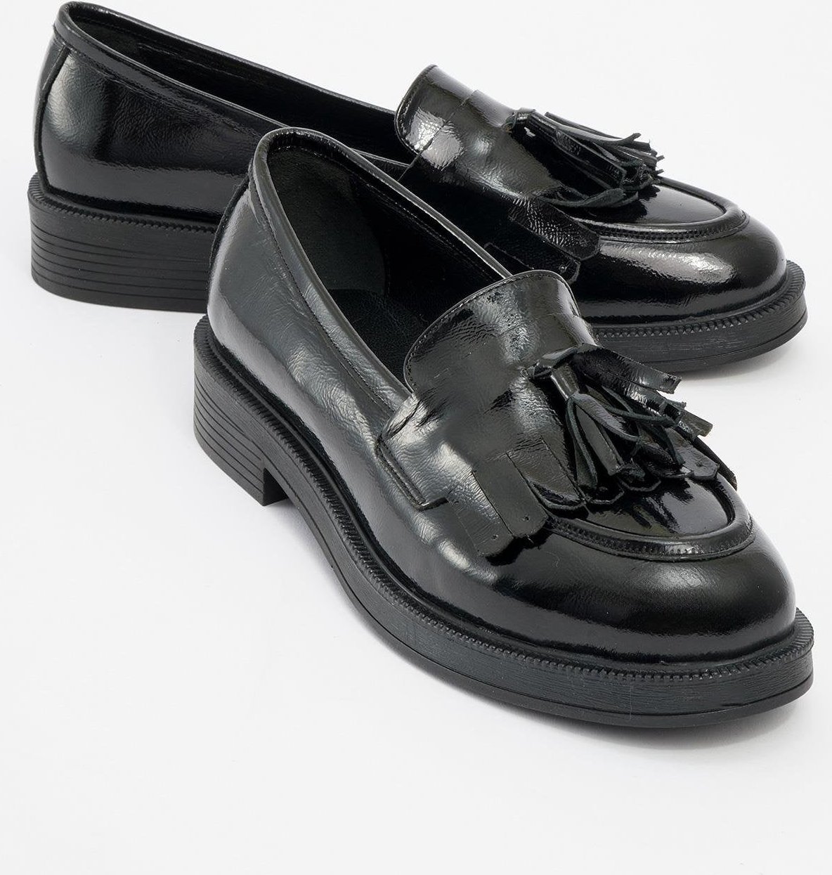 Milly Leder Quaste Loafer