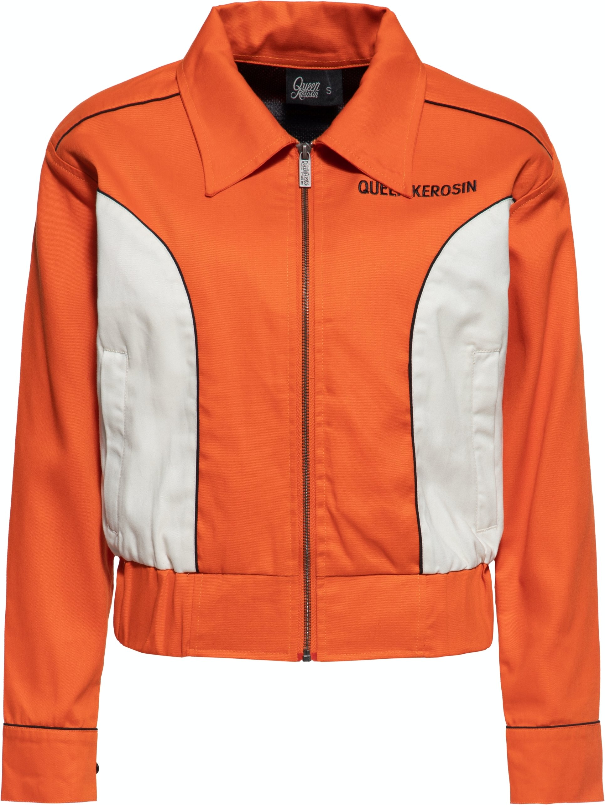 Queen Kerosin Damen Gabadine Jacke California orange