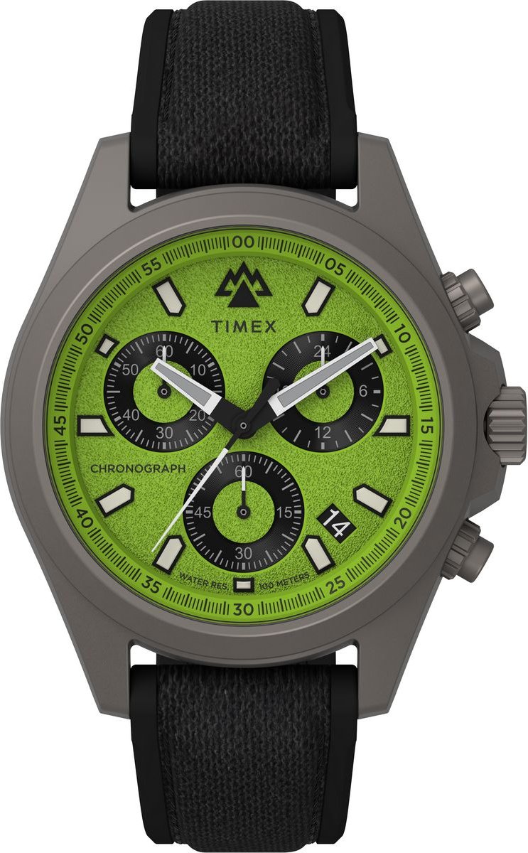 Timex Field Post Chrono Herren Schwarz Uhr TW2V96400