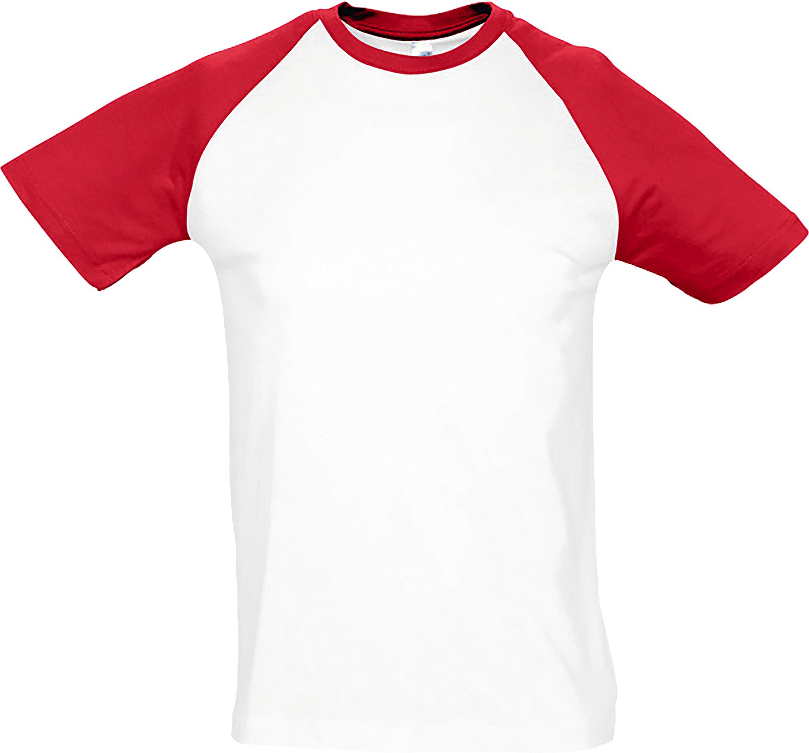 SOLS Herren T-Shirt Funky (Weiß/Rot)