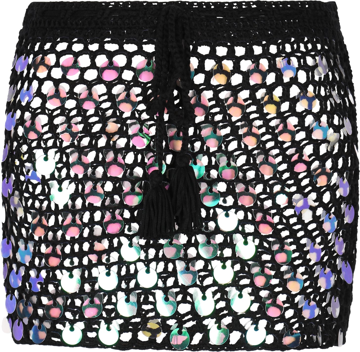 IZIA Rock Frauen Schwarz