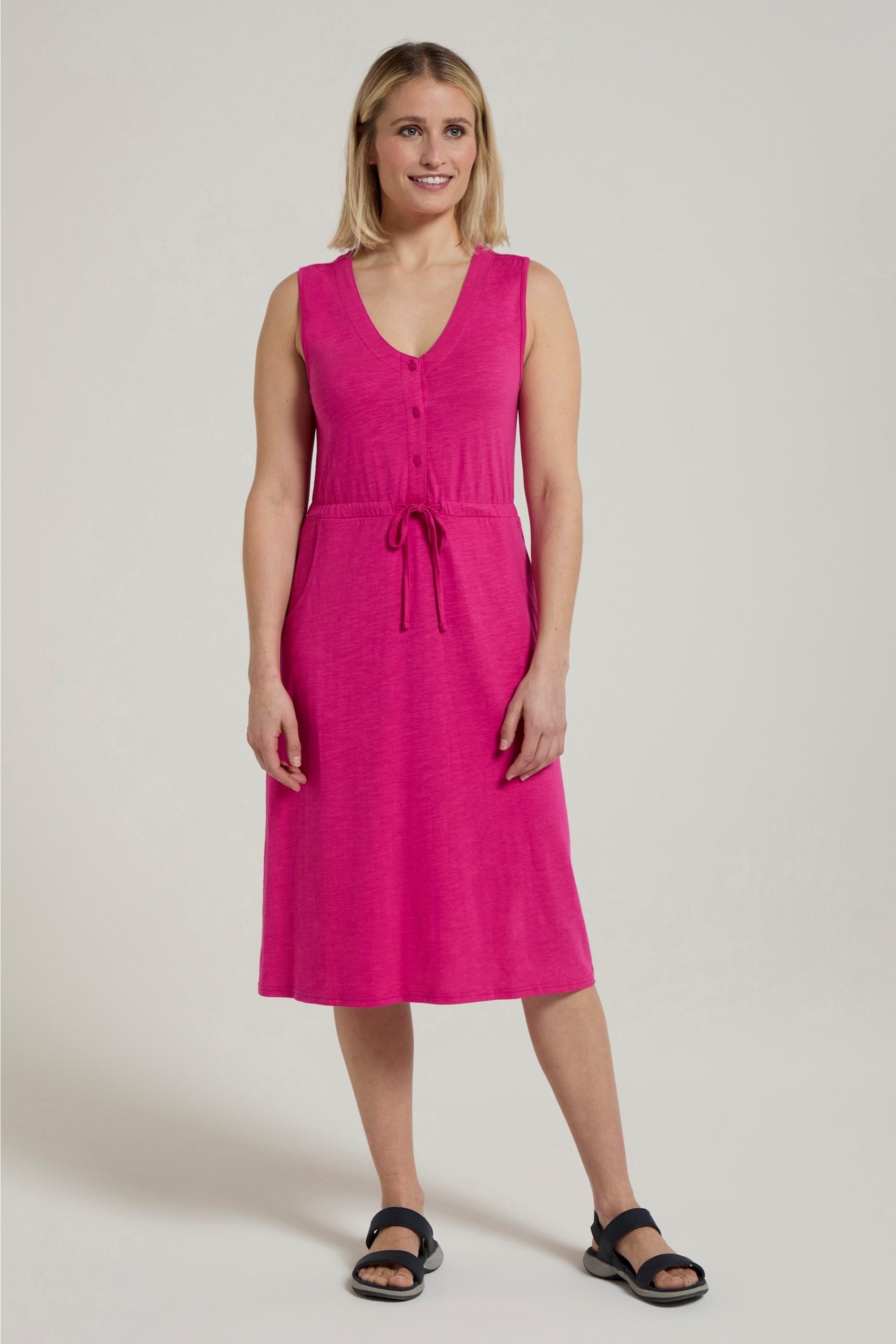 Mountain Warehouse - "Bahamas" Kleid für Damen Ärmellos (Leuchtend Rosa)