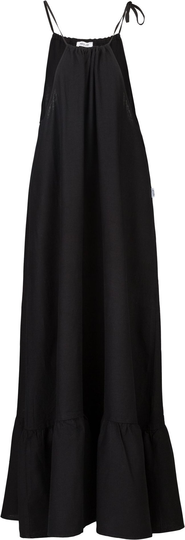 Replay Leinen Kleid Leinen Viskose