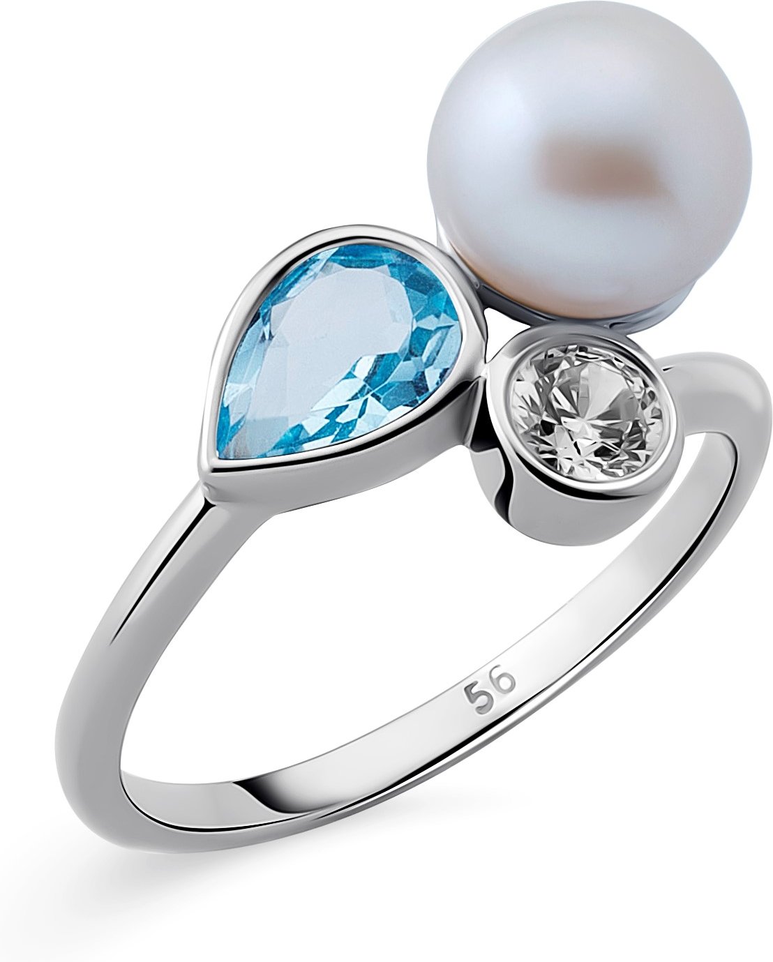 Orphelia Damenring 925 Sterling Silber - Silber ZR-7498