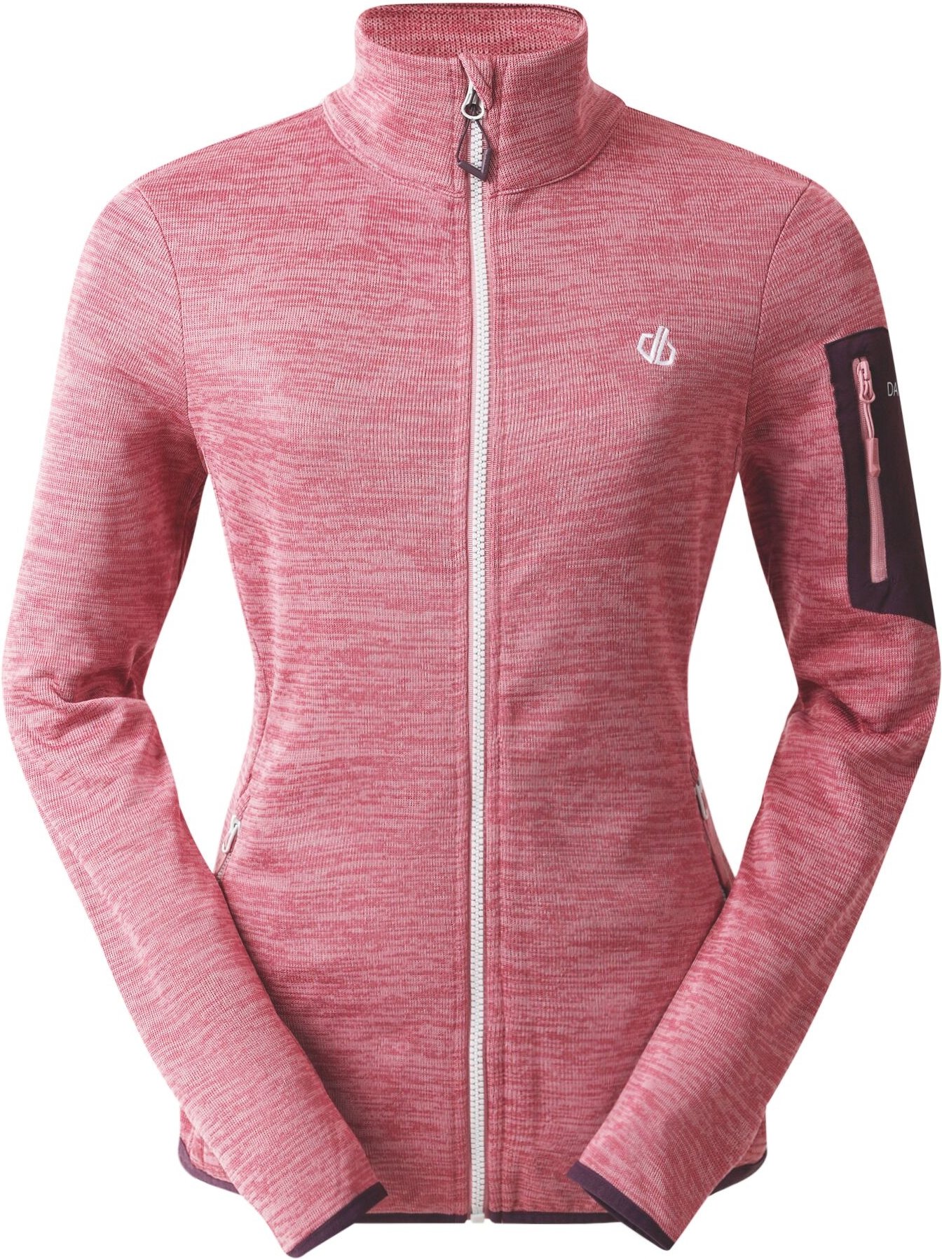 Thumbnail - Dare 2B - "Torrek" Fleece-Oberteil für Damen (Tiefpflaume/Flieder)