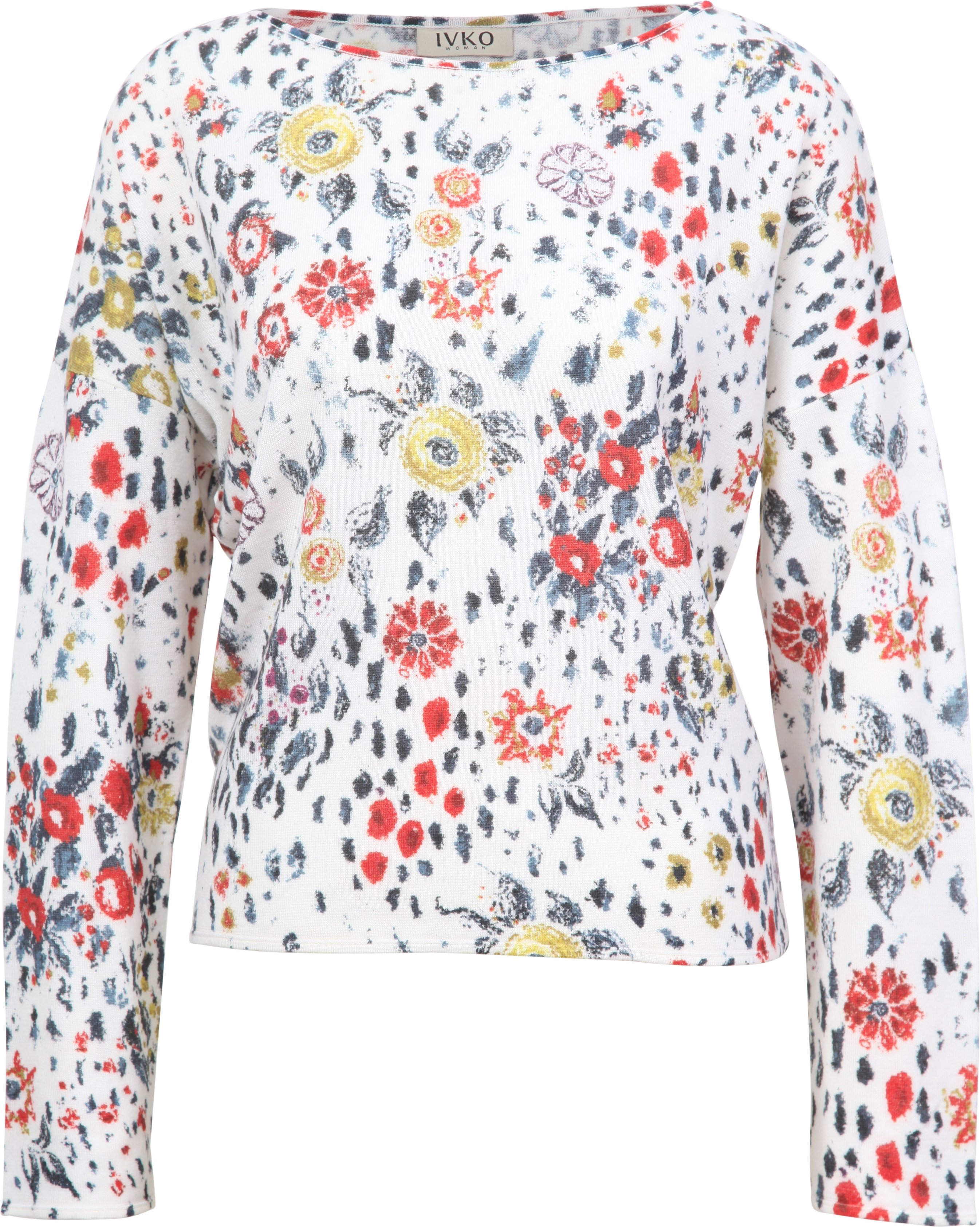 Pullover mit floralem Muster