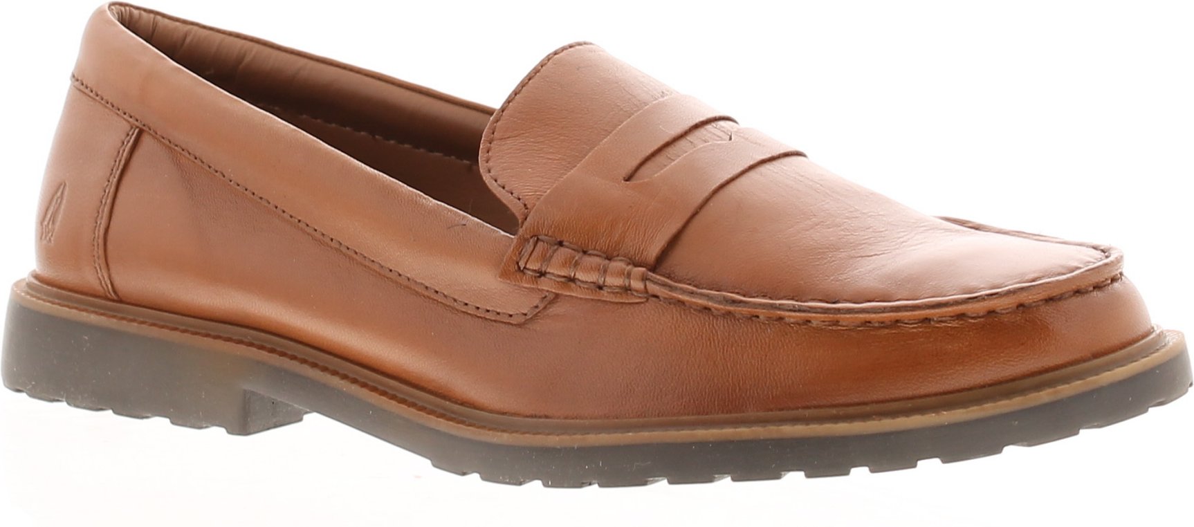 Thumbnail - Hush Puppies Verity Slip On Leder Damen Loafer In Tan