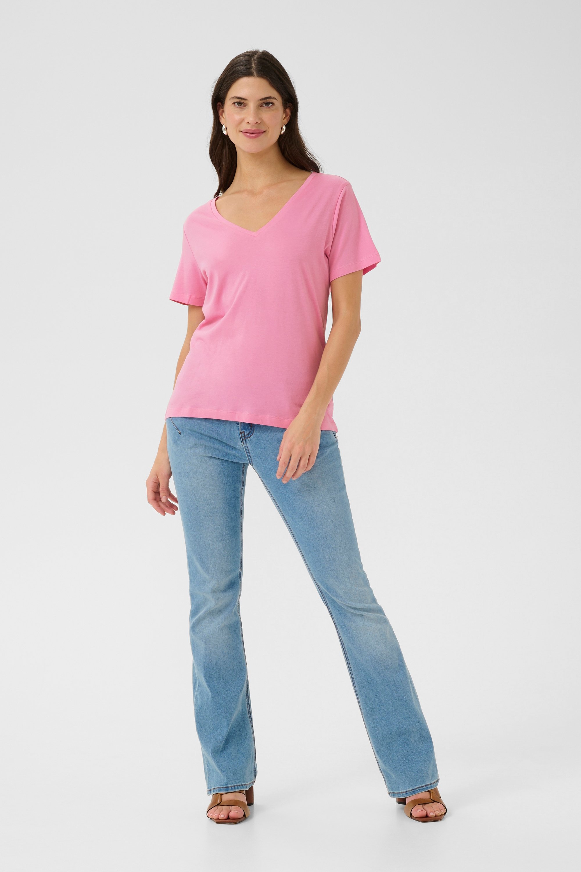 T-Shirt mitRegular Fit pink