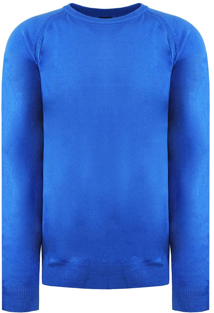 Insel Grüne Raglan -Herren -Marine -Pullover