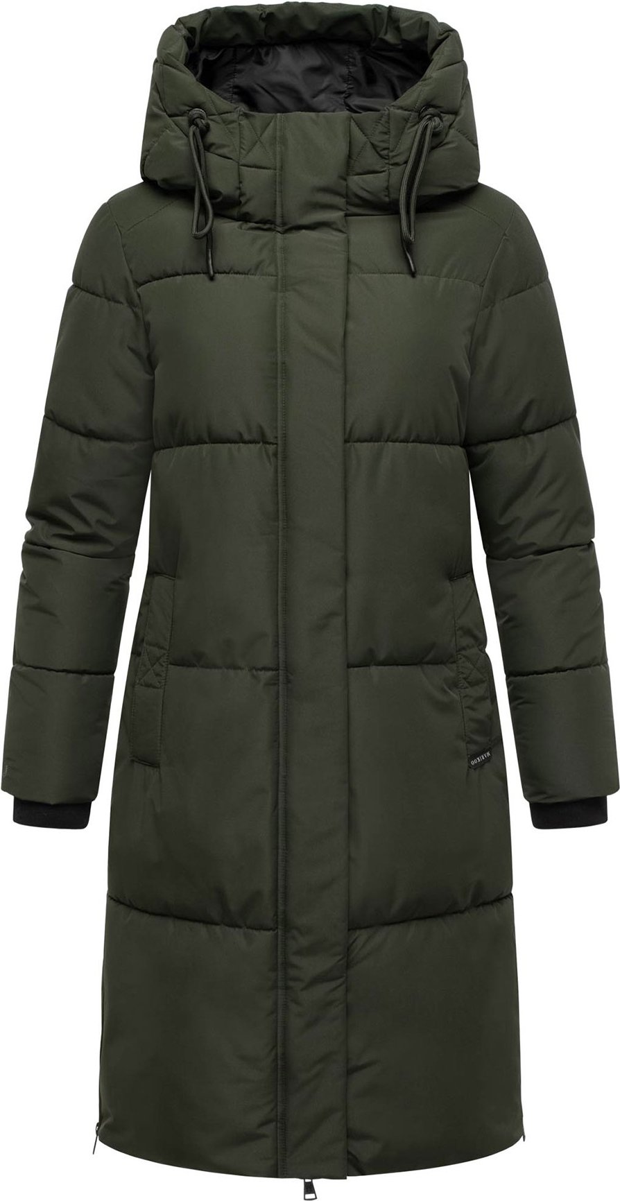 Marikoo Damen Steppmantel Michikoo mit Kapuze & Magnettaschen