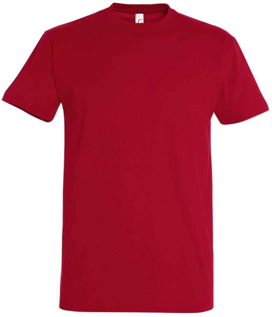 SOLS - "Imperial" T-Shirt Schwere Qualität für Herren/Damen Unisex (Tangorot)