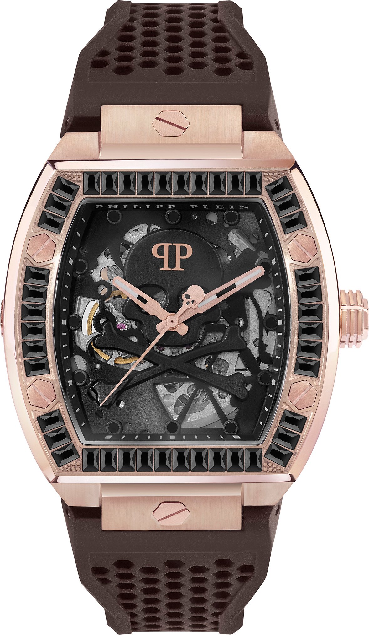 Philipp Plein The $keleton Herrenbraun Uhr PWBAA1723