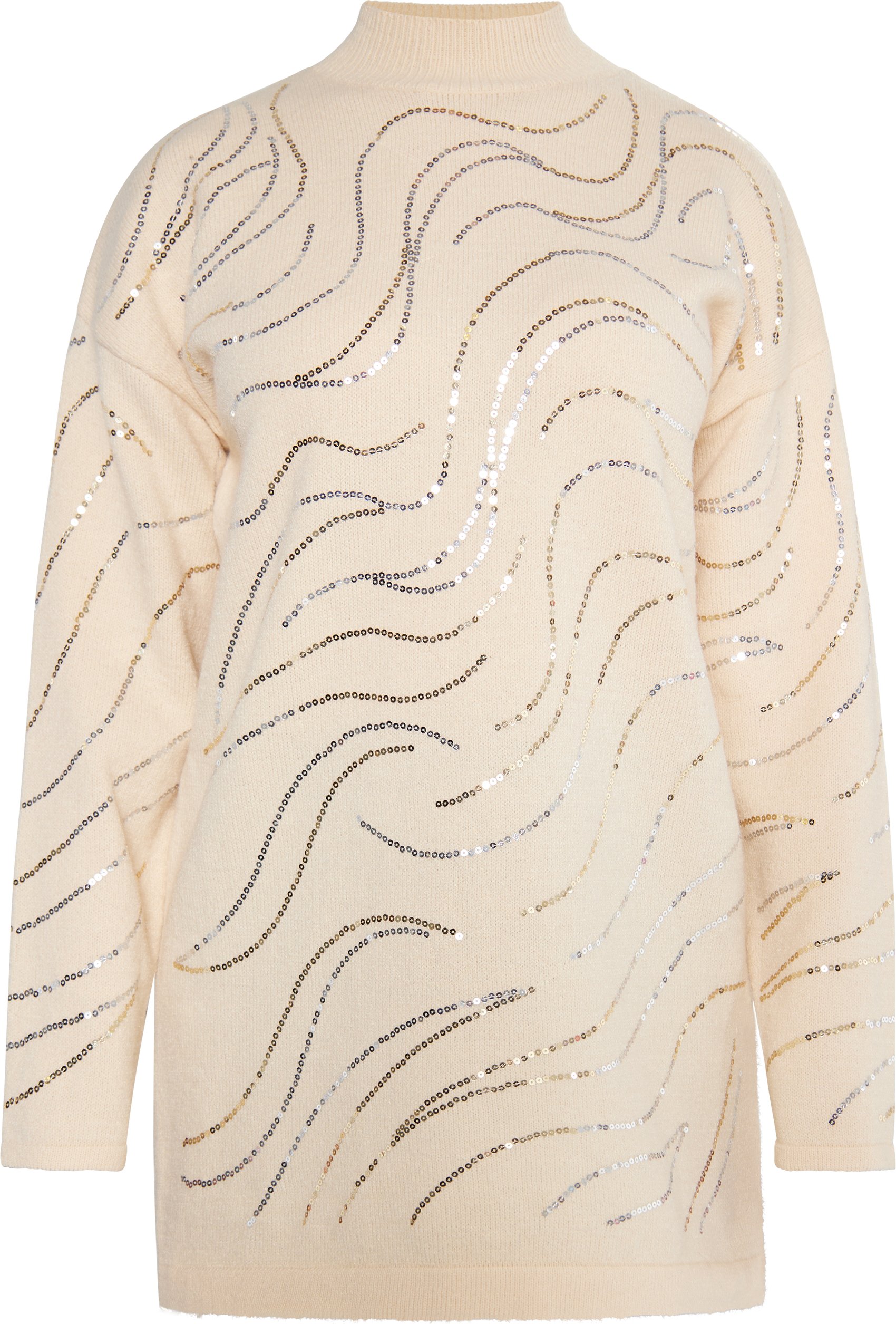 usha Strickpullover Damen Creme