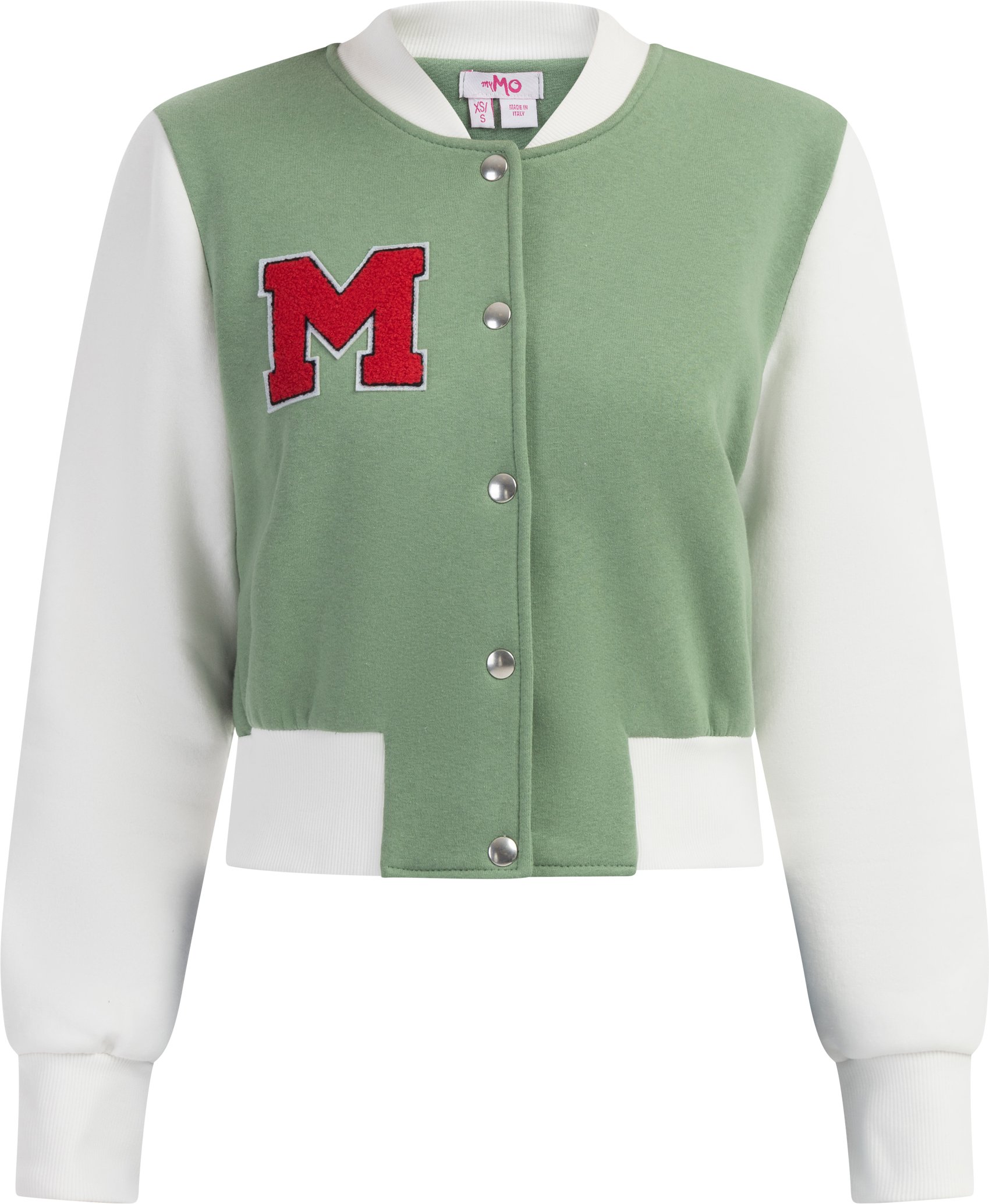 Mymo Collegejacke Damen hellgrün