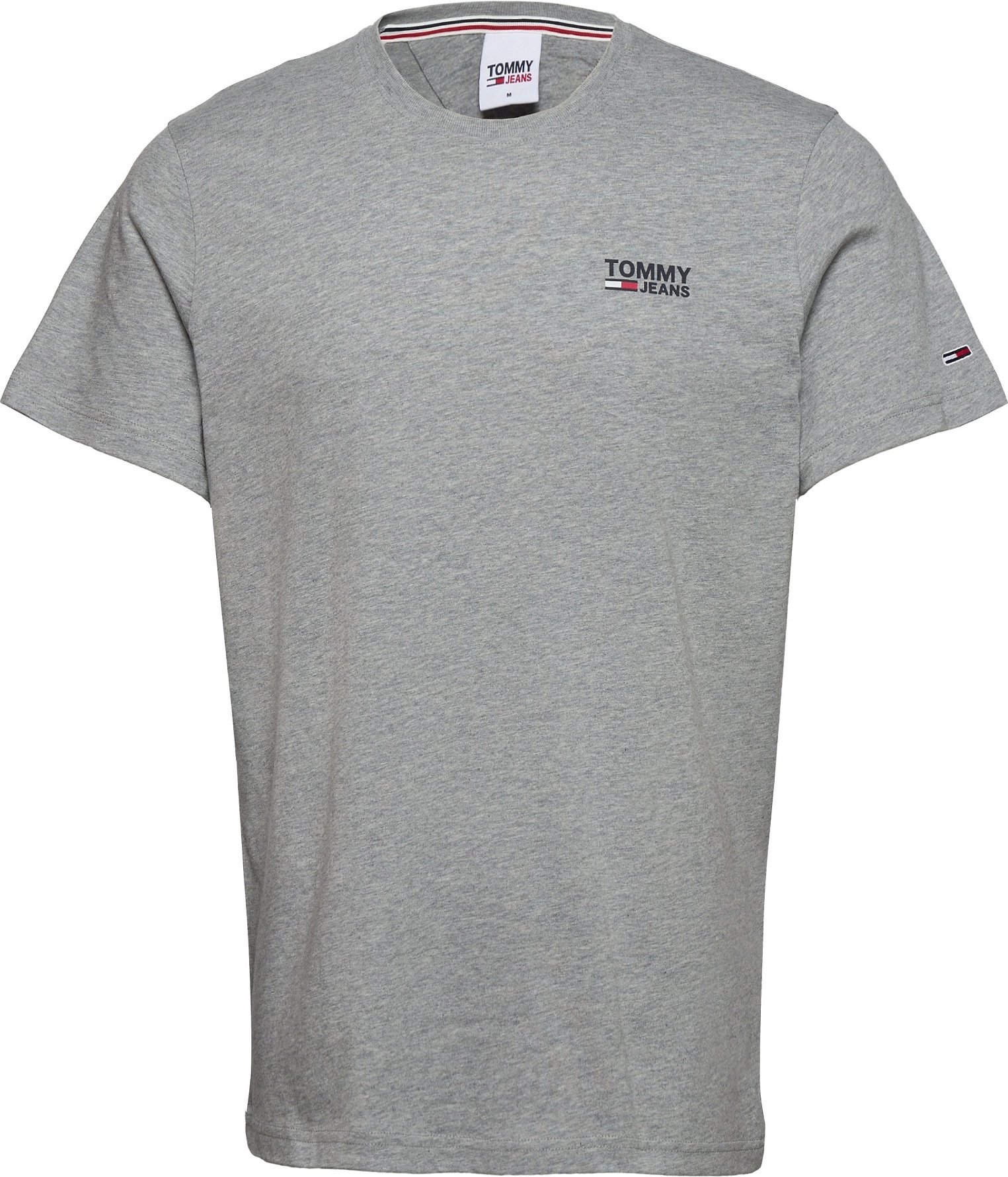 Tommy Jeans T-Shirt mit kurzem Arm Logo Grau
