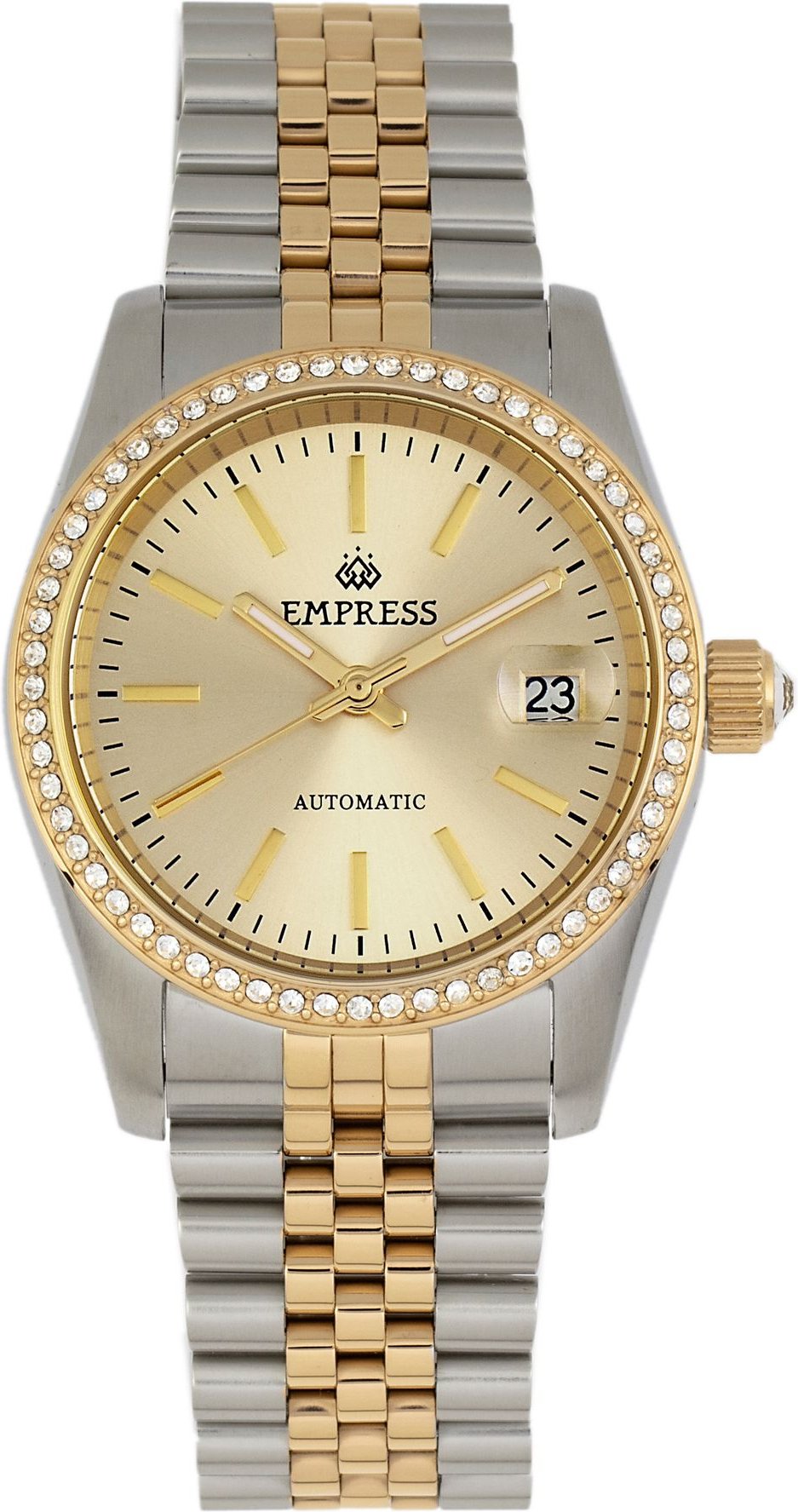 Königin Constance Automatik-Armbanduhr mit Datum