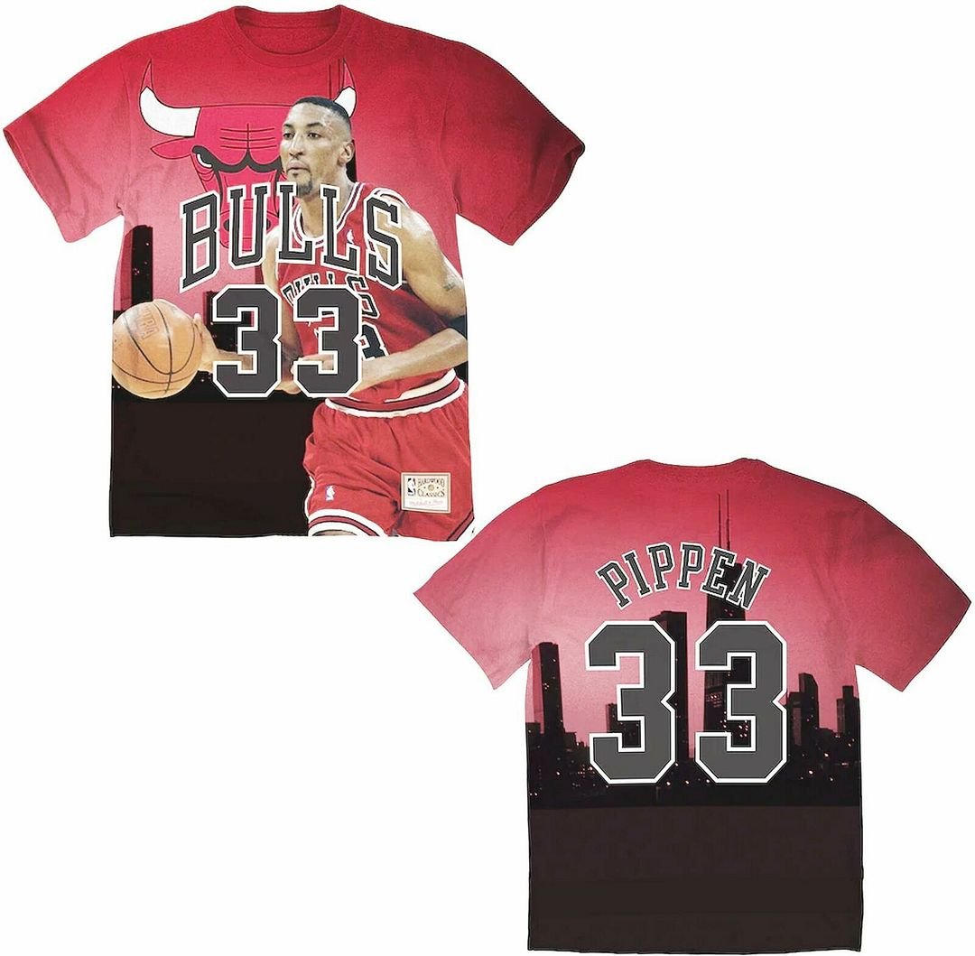 Mitchell & Ness Chicago Bulls Scottie Pippen Herren T-Shirt