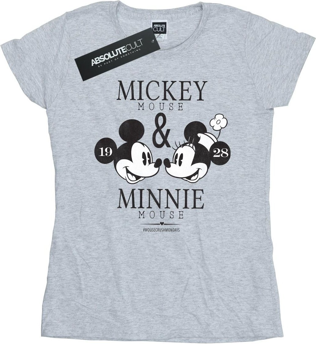 Disney - "Mousecrush Mondays" T-Shirt für Damen (Grau)