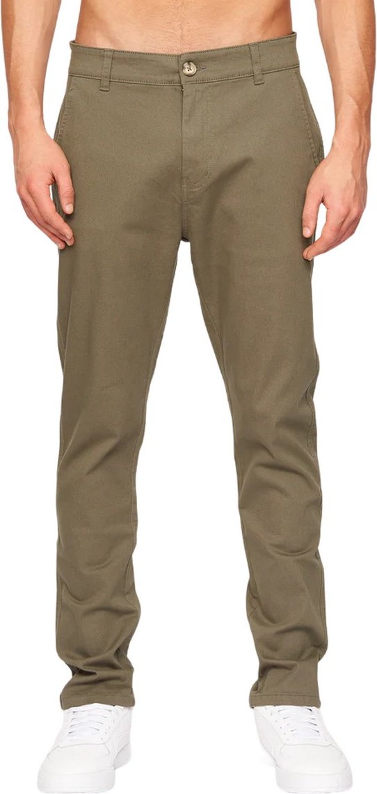 Thumbnail - Crosshatch - "Roysden" Chino für Herren (Khaki)