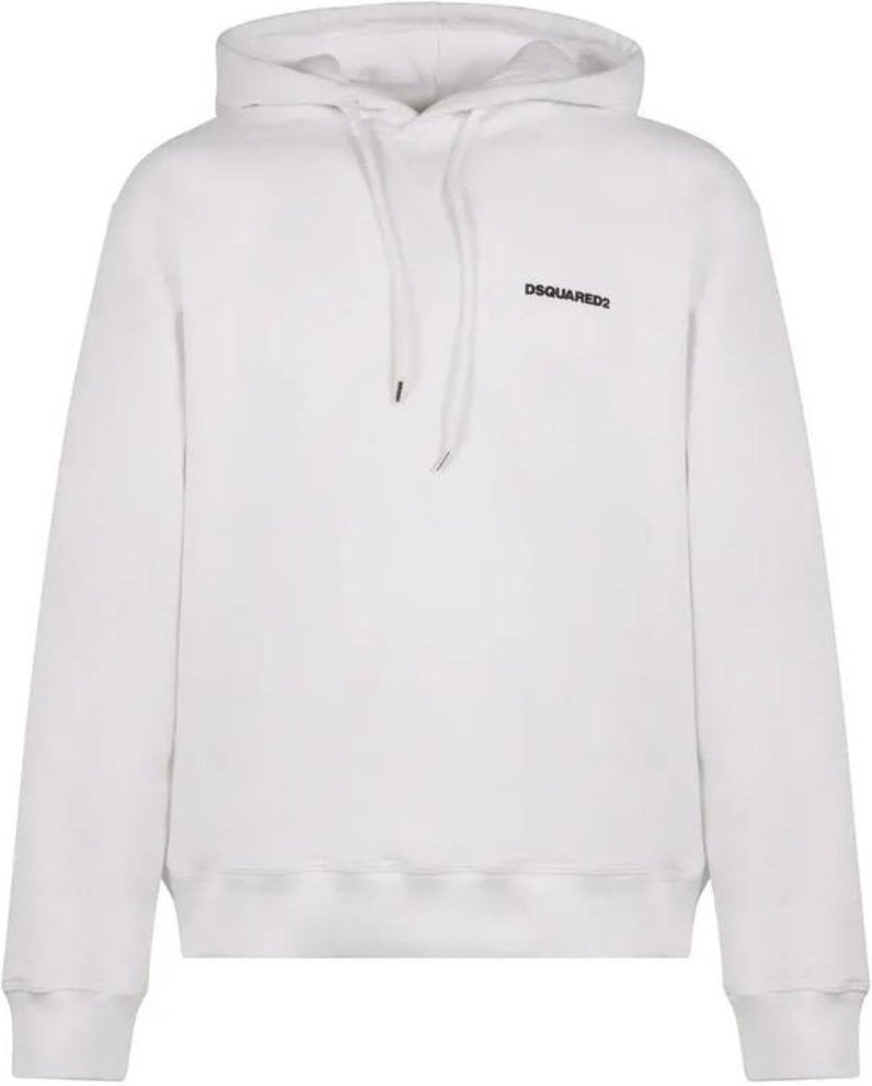 Dsquared2 Headquarters Design Cool Fit White Hoodie