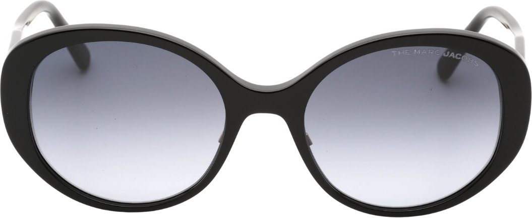 Marc Jacobs Sonnenbrille mit schwarzem Rahmen und dunkelgrauen SF-Gläsern