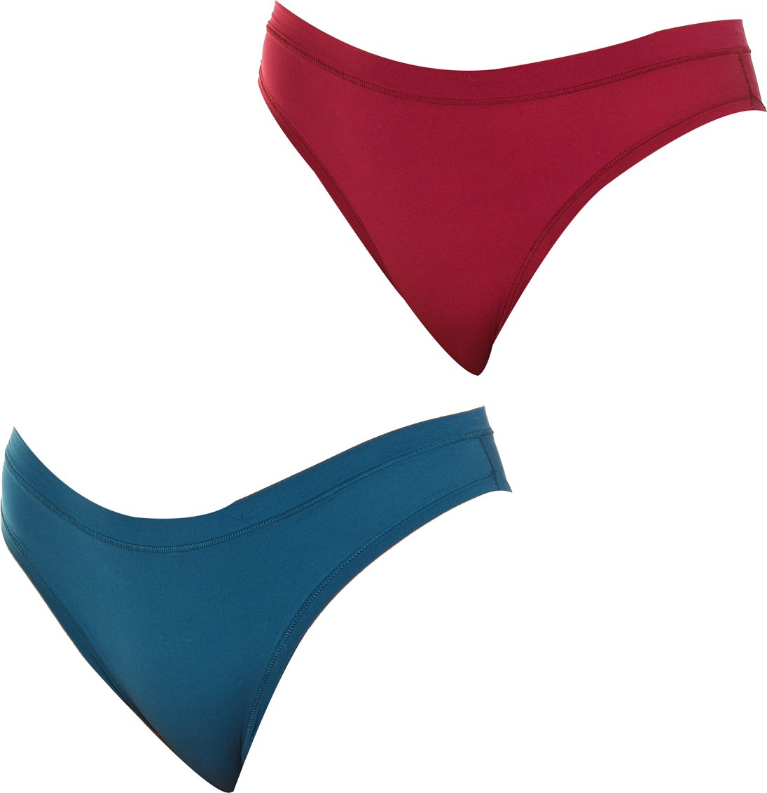 Pack-2 Höschen Body Mouv elastischer Stoff D06W6 Frau