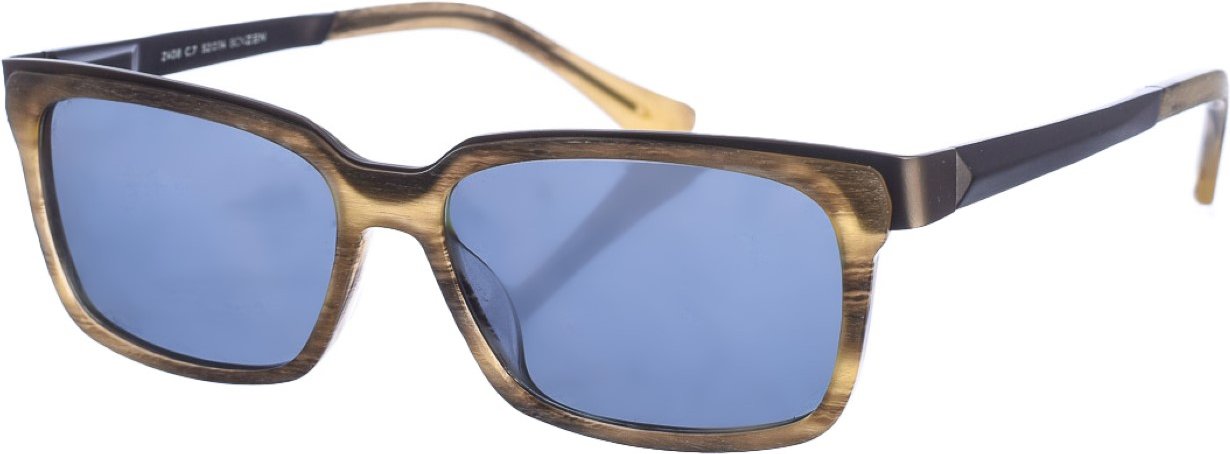 Unisex-Sonnenbrille Z408 aus Acetat und Metall in quadratischer Form