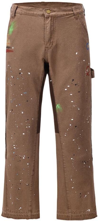 Herren gewaschene Bootcut Cargo-Jeans